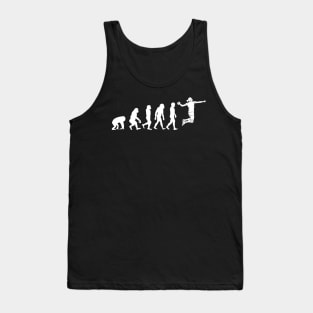 Evolution of Handball Girl - Funny Handball gift Tank Top